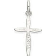 thumbnail image 3 of Sterling Silver Polished Passion Cross Charm (23.8 X 13.8) Made In India qc9029, 3 of 5