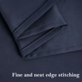 thumbnail image 4 of PiccoCasa Polyester Blackout Curtain Panel Set of 2, Navy Blue 42 x 36 Inch, 4 of 8