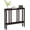 Brown, variant on Hanyu Bamboo 2-Tier Narrow Console Table, 36.2" Long Slim Sofa Table Behind Couch for Entryway, Hallway, Living Room, White