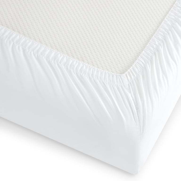 Wamsutta 1846 4-Piece Egyptian Cotton Percale Sheet Set, Queen photo 8