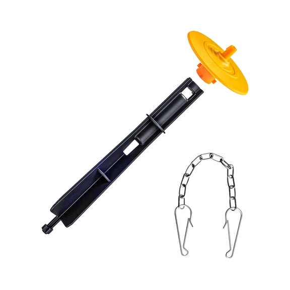 General Toilet Repair Set Includes Lid Center Guide Chain Plastic Components GP1229656 for Single Flush Tanks
