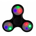 thumbnail image 2 of Black Tri Color LED Fidget Hand Spinner with three colored Lights and 4 lighting functions, Ultra Fast Bearings, 2 of 3