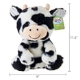 thumbnail image 5 of Spark Create Imagine Cow Plush Toy Black and White, 10inch, 5 of 7