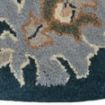 thumbnail image 5 of Rugsotic Carpets Hand Tufted Wool Eco-Friendly Area Rugs - 6'x6', Round, Blue, Modern Contemporary Design, High Pile Handmade Anti Skid Rugs for Living Room, Bed Room (K00522), 5 of 6