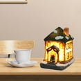 thumbnail image 4 of Decoraciones navideñas con luces LED para casas de pueblo, escena navideña, adornos de escritorio, figuras navideñas, edificios, decoración de paisaje a pilas A, 4 of 9