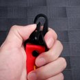 thumbnail image 4 of Car 3D Metal Nylon Emblem Ribbon Key Ring Keychain For S40 S80L S60 S90 XC40 XC60 XC90 V40 V60 V90 V70 C30 C40 R Design RDESIGN-red, 4 of 6