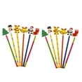 thumbnail image 5 of LEORX 24Pack Colored Pencil Wooden Random Color Writing Stationery for Class Rewards 8.9*1.4*0.2in, 5 of 8