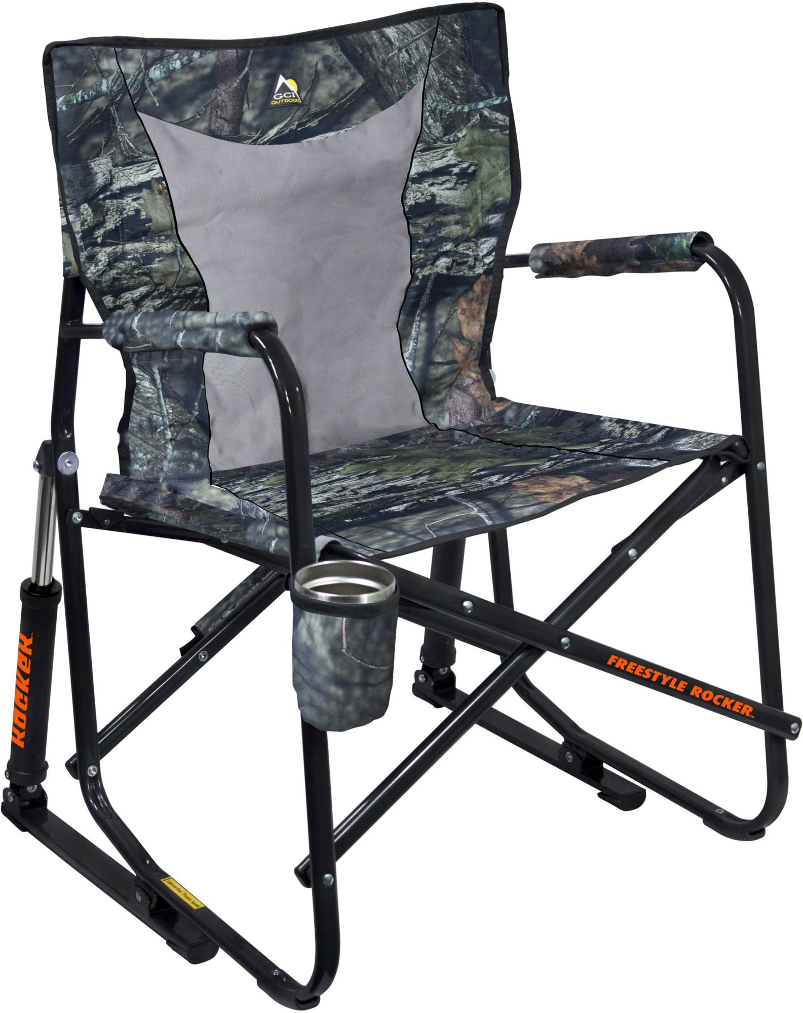 gci outdoor mossy oak freestyle rocker mesh chair  walmart