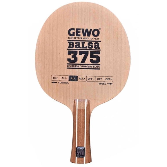 GEWO Balsa Carbon 375 Allround Table Tennis Blade