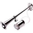 thumbnail image 2 of FARBIN 12V 150db Air Horn kit, Super Loud 18 Inches Chrome Zinc Single Trumpet Truck Air Horn with Compressor and Wire harness for Any 12V Vehicles (12V, Single air horn), 2 of 3