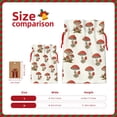 thumbnail image 3 of Pofeuu Mushroom Print Burlap Bags with Drawstrings Drawstring Gift Bags Pouch Bag for Thankgiving Birthday Party Gift Wrapping Treats and Party Favors-Small, 3 of 9