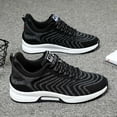 thumbnail image 2 of Men's Elevator Sneakers 2.36 Inch Invisible Height Increasing Lace up Fashion Sneakers, 2 of 13