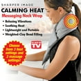 Collections Etc Lightweight Calming Heat Massaging Neck Wrap