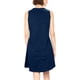 thumbnail image 3 of Vestido Mujer Correa Vestido Sin Mangas Cuello Redondo Color Sólido Bolsillo Ropa, Azul Marino, 5XL Inevent AP002063-40, 3 of 5