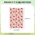 thumbnail image 4 of Picia Ladybug With Flower Microfiber Golf Towel (24" X 16") with Carabiner Clip, Waffle Pattern Hook - Golf Accessories and Gifts, Father's Day, Christmas, Birthday Gift, 4 of 8
