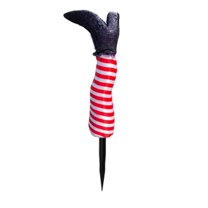 Funny Upside Down Wicked Witch Legs Yard Stake Halloween Decoration Outdoor Indoor Spooky Props for Home Porch Garden Party Haunted House Displays Halloween Witch Legs Decor Accessories