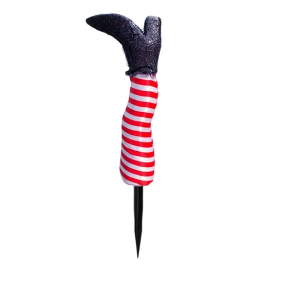 WUJGXI Halloween Witch Leg Decorations For Front Yard Patio Garden Party Ornament