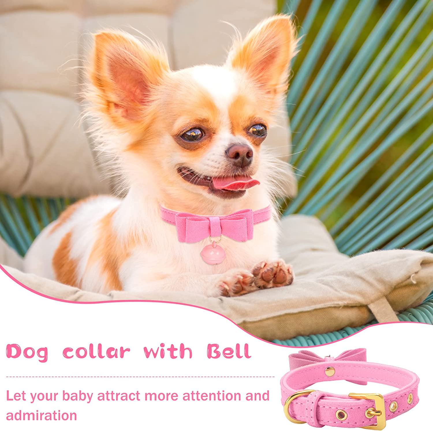 Mermaid Ombre Dog Collar Cute Dog Collar Girl Dog Collar 