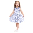 thumbnail image 5 of The Little Mermaid Ariel Toddler Girls Allover Print Graphic Tank Dress, Sizes 12M-5T, 5 of 7