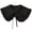 Black, variant on Floral Embroidery Faux Collar Decorative Neckpiece For Casual Or Office Wear