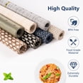 thumbnail image 4 of VCVCOO Placemats Set of 6 - Easy Clean Woven Vinyl Placemats for Dining Table, Indoor/Outdoor Place Mats, Washable PVC Table Mats, 4 of 12