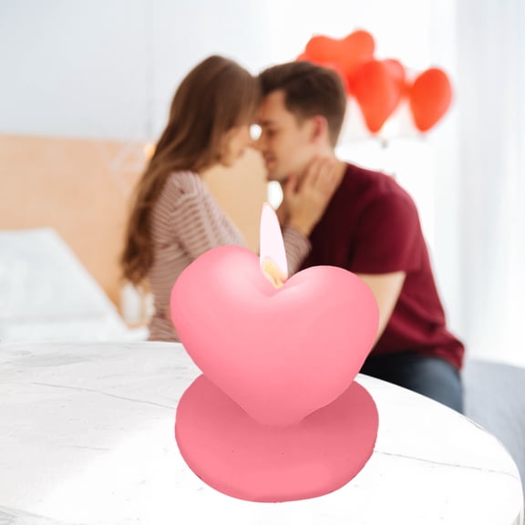 MXTPOV Handmade Candles, Delicate Heart Candles, Gifts for Women, Scented Candles for Valentine's Day Party Wedding Birthday, Home Decor, Valentines Day Gifts