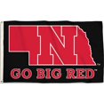 thumbnail image 1 of BSI Products 23605 Nebraska Cornhuskers 3 x 5 Pi. Drapeau avec Oeillets, 1 of 4
