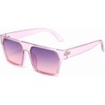 thumbnail image 1 of Lunettes de Soleil Rétro Carrées pour Hommes et Femmes (Couleur : C, Taille : 1), 1 of 4