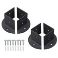 thumbnail image 4 of Heavy Duty Adjustable Post Base Brackets Fit 2x2 / 4x4 / 6x6 inch Post Deck, 4 of 4