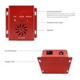 thumbnail image 3 of NFTIGB Ultrasonic Car Mice Repeller Electronic Pest Deterrent Under Hood Rodent Repellent 12V Aluminum Alloy Humane Harmless Red 3.27 inches / 8.3 cm, 3 of 5