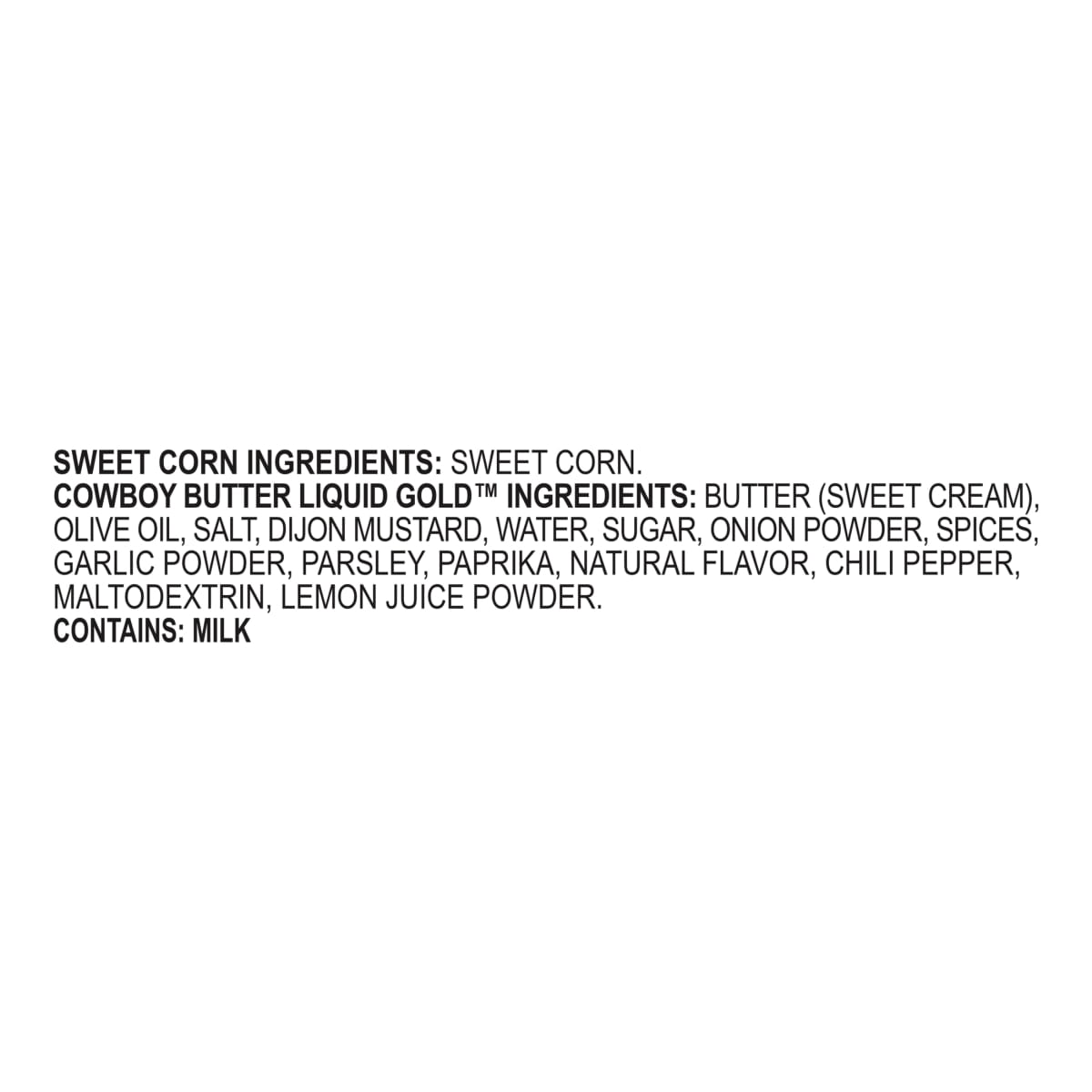 Kinder's Cowboy Butter Sweet Corn, 13.5 oz (Frozen)