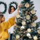 thumbnail image 1 of Noticias Producto Decoración navideña Traje Bola navideña Lentejuelas PE Bola de forma especial Colgante para árbol de Navidad Bola mixta, 1 of 5