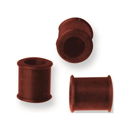 Designer Non Metal Silicone Flexible Flesh Tunnels 00G (10Mm) Red Made In China -Jewelry By Sweet Pea Creations