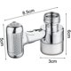 thumbnail image 2 of 4speed adjustable flow mechanical arm bubbler extension spout with filter faucet attachment splashproof watersaving aerator for sink (1 piece), 2 of 5