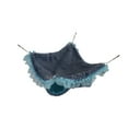 thumbnail image 1 of ANGGREK Double Layer Small Pet Swing Hammock, Small Pet Double Plush Hammock Comfortable For Parrots For Ferret, 1 of 8