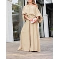 thumbnail image 4 of Conjunto coordinado CHICME de hombros descubiertos con mangas farol, 4 of 8