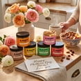 thumbnail image 2 of B.HAPPY PEANUT BUTTER SAMPLER PACK – 6 Spoonable Peanut Butter Snacks, Honey Roasted Peanut Butter with Premium Mix-Ins, Variety Gift Set, 6 oz Jars, 2 of 8