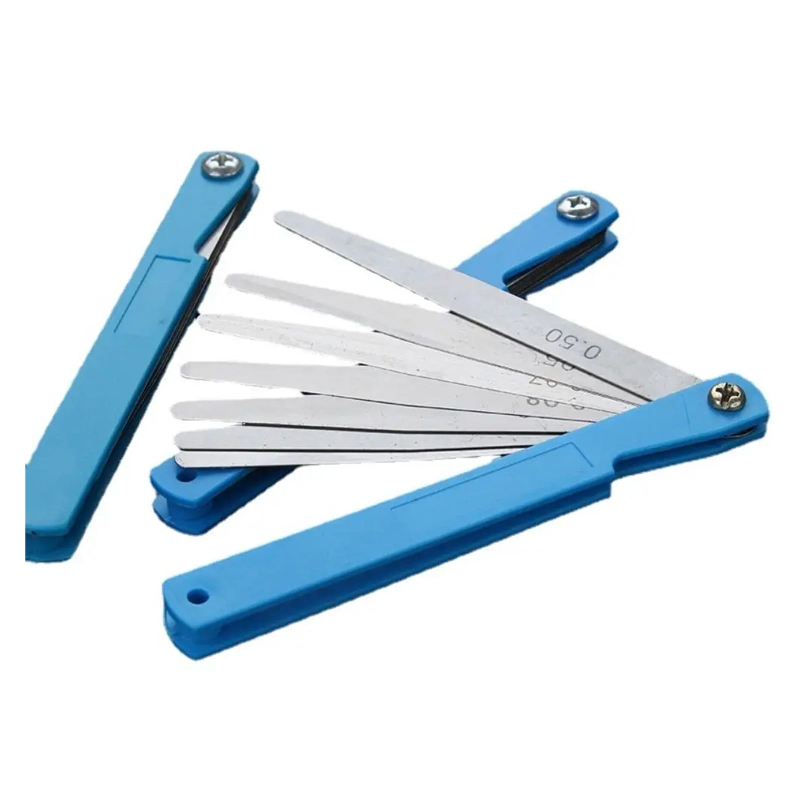 0.02-1mm Thickness Feeler Gauge Metric Feeler Gap Gauge 110*10mm Portable Alloy Steel Measurement Probe Gap Measuring Tools ,Corrosion-Resistant
