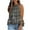Stripe Gray, variant on Ichuanyi Halter Flowy Tops for Women Summer Striped Sleeveless Shirts Blouse Casual Tank Tops Ruffle Hem Tops for Juniors