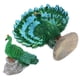 thumbnail image 2 of GOOHOCHY Estatua de pavo real en miniatura de resina, decoración de Micro jardín de pavo real falso, 2 uds., 2 of 8