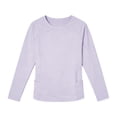 thumbnail image 5 of UQJfacai Girls Rash Guard Kids Swim Shirt UPF 50+ Short Sleeve Athletic Shirts Quick Dry Sun Shirt Tees with Pocekts 4-15 Years, 5 of 9
