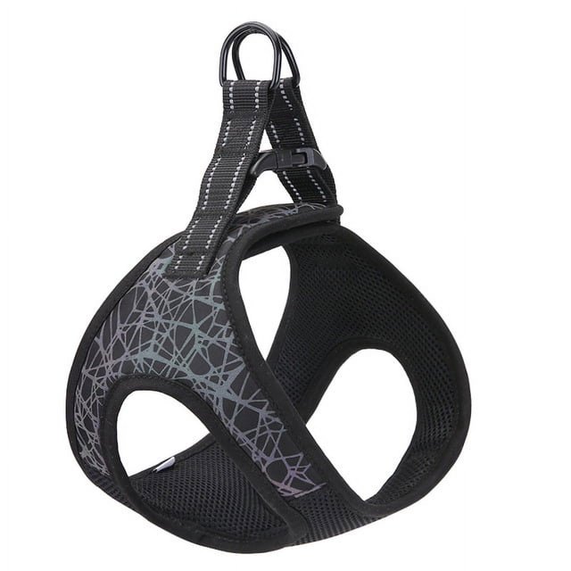 Reflective Dog Vest Harness for Small Medium Dogs, Breathable Mesh Vest Harness Easy Adjustable Step-in Dog Harness Safety Vest for Pets Escape Proof No Choke for Running Hiking
