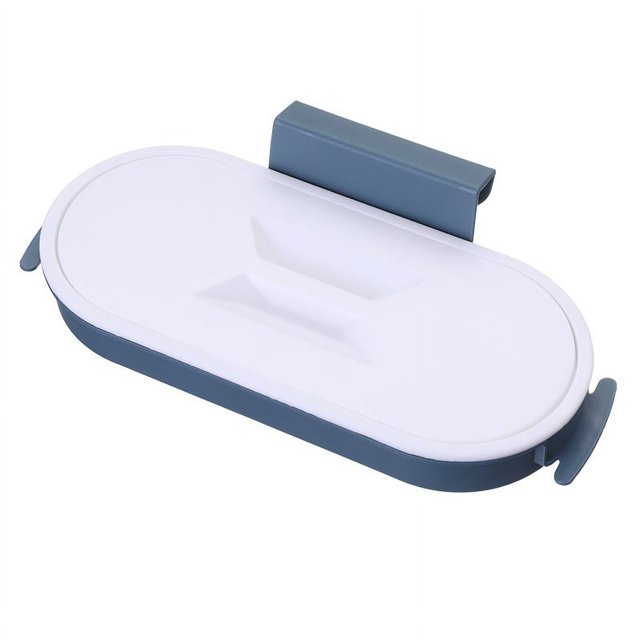 Juego de 1 soporte para bolsas de basura, organizador colgante, soporte para bolsas de basura, con tapa extraíble, múltiple para armario de cocina, puerta, armario de almacenamiento, toallero de coci