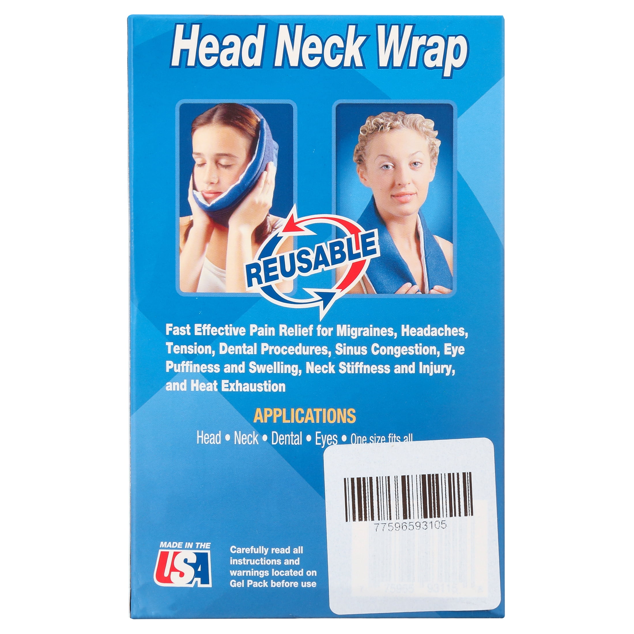 (2 pack) Medi-Temp Reusable Hot&Cold Compress Large Universal 1ct
