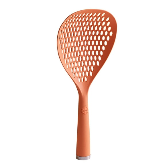 Ikeay 1Pc Colander, Plastic Kitchen Supplies Pot Noodle Spoon Multifunctional Household Noodles Blanching Sieve Large Mesh Spoon Can Stand, Tableware Kit