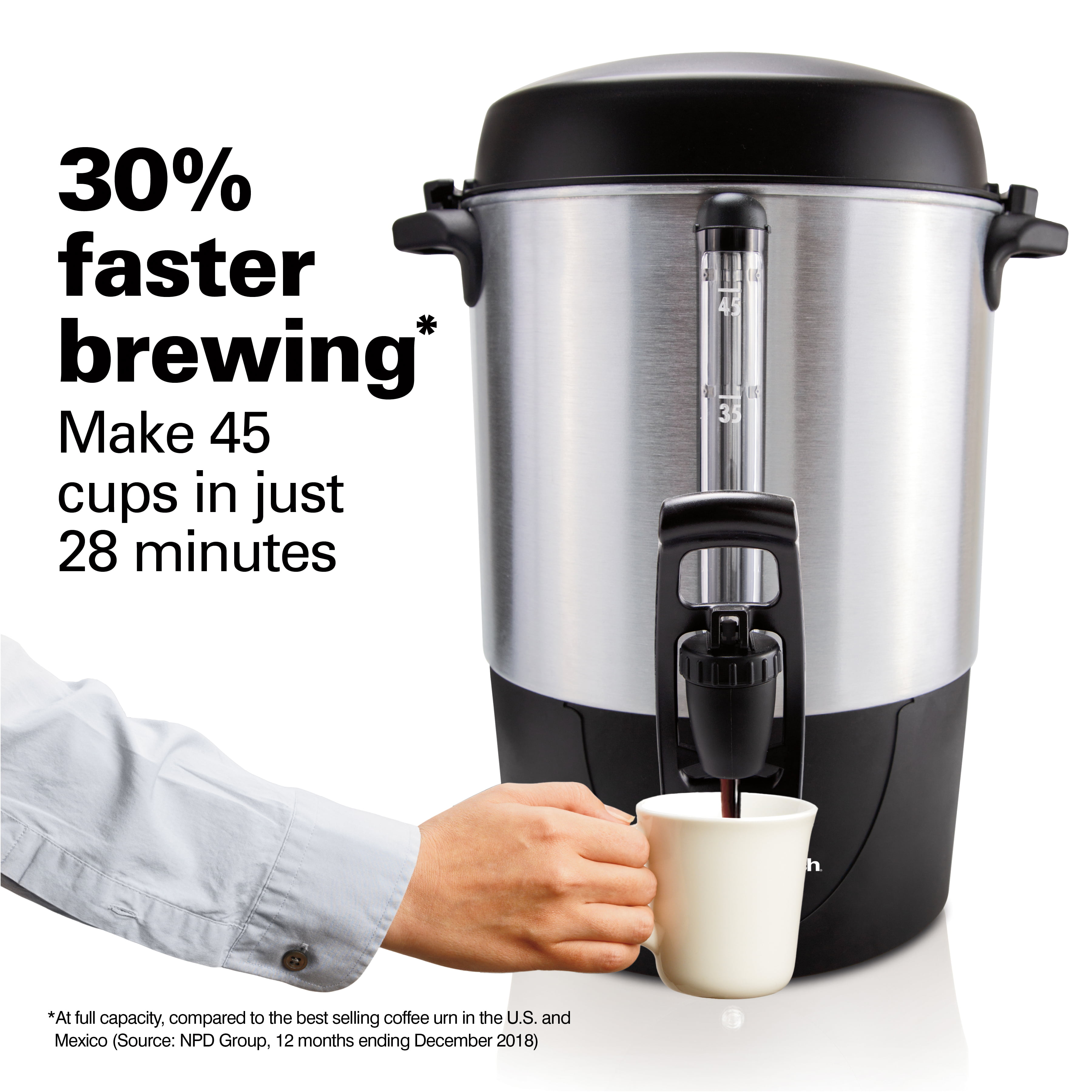 Hamilton Beach 45 Cup Coffee Urn and Hot Beverage Dispenser REVIEW 