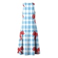 thumbnail image 5 of STETMN Boho Maxi Dress for Women Deep V Neck Tank Dress Floral Print Long A-line Vacation Dresses, 5 of 8