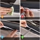thumbnail image 4 of Wosthever 3 piezas de burlete para puerta, ventana, gabinete, sellado impermeable, tira de aislamiento acústico, accesorios anticolisión Tratamientos de ventanas, 4 of 6