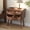 Walnut + MDF, variant on Rattan Panel Nightstand Tall Leg Flip Drawer End Table Nordic Minimalist Side Table With Hidden Compartments（Walnut）