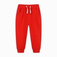 thumbnail image 4 of Gibobby Boys Pants Toddler Baby Boys Elastic Waist Casual Pants 2T 3T 4T 5T 6T 7T 8T Solid Color Trousers Winter Fall Outfits Little Boys Winter Pants(3-4 Years,Red), 4 of 4